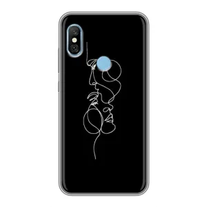 Силіконові Чохли Коханій людині для Xiaomi Redmi 6 pro (Закохана пара)
