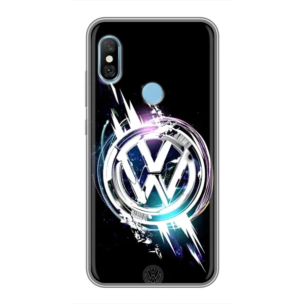 Чехол с рисунком «Volkswagen на черном» для Xiaomi Redmi 6 pro Чехол с рисунком «Volkswagen на черном» для Xiaomi Redmi 6 pro