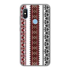 Силиконовый Чехол на Xiaomi Redmi 6 pro с картинкой Вышиванки (Вышиваночки)