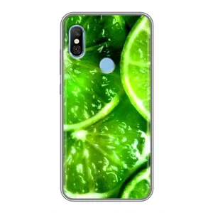 Чехол с изображением вкусной еды для Xiaomi Redmi 6 pro (Яркий ЛАЙМ)