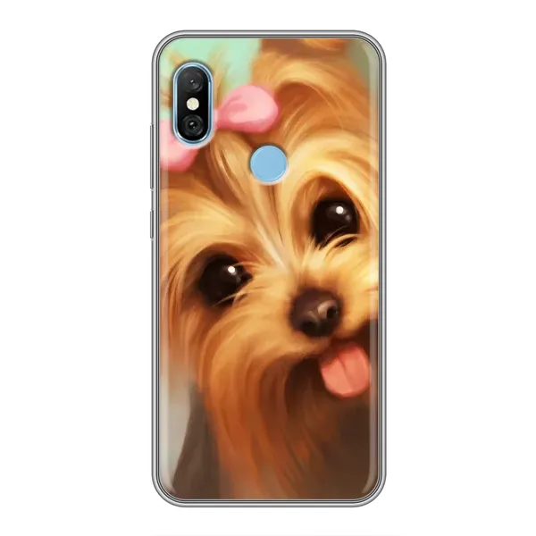 Чехол с рисунком «Йоршенский терьер» для Xiaomi Redmi 6 pro Чехол с рисунком «Йоршенский терьер» для Xiaomi Redmi 6 pro