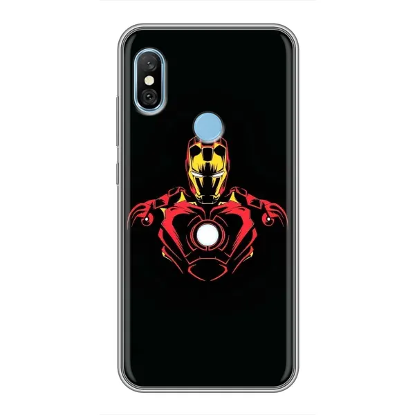 Чехол с рисунком «Железный человек» для Xiaomi Redmi 6 pro Чехол с рисунком «Железный человек» для Xiaomi Redmi 6 pro