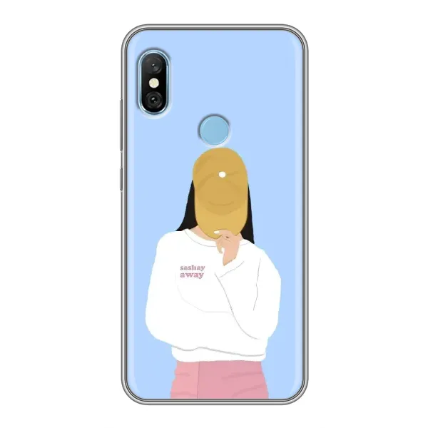 Чехол с рисунком «Желтая кепка» для Xiaomi Redmi 6 pro Чехол с рисунком «Желтая кепка» для Xiaomi Redmi 6 pro