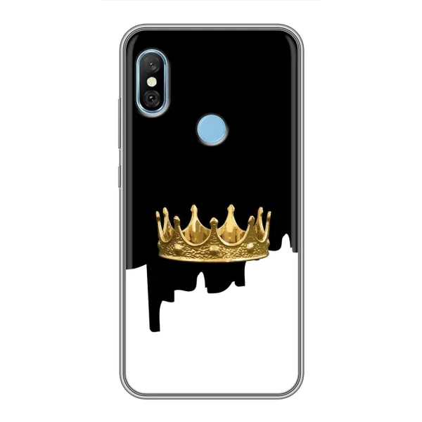 Чехол с рисунком «Золотая корона» для Xiaomi Redmi 6 pro Чехол с рисунком «Золотая корона» для Xiaomi Redmi 6 pro