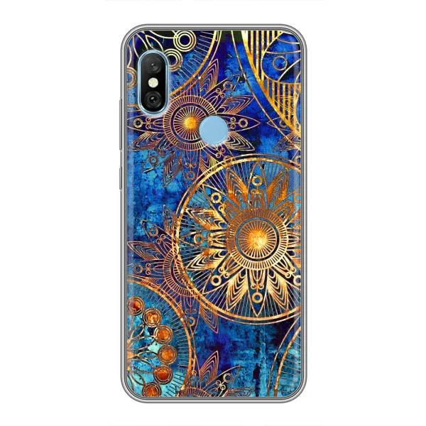 Чехол с рисунком «Золотые узоры» для Xiaomi Redmi 6 pro Чехол с рисунком «Золотые узоры» для Xiaomi Redmi 6 pro