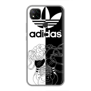 Чехол в стиле "Адидас" для Редми 9с (Adidas шнурки)