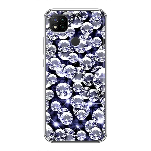 Чехол с рисунком «Бриллианты» для Xiaomi Redmi 9c Чехол с рисунком «Бриллианты» для Xiaomi Redmi 9c