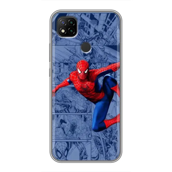 Чехол с рисунком «Человек Паук» для Xiaomi Redmi 9c