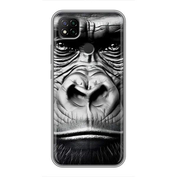 Чехол с рисунком «Черная обезьяна» для Xiaomi Redmi 9c Чехол с рисунком «Черная обезьяна» для Xiaomi Redmi 9c