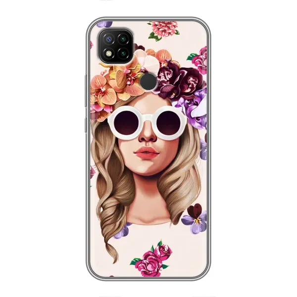 Чехол с рисунком «Девушка в очках» для Xiaomi Redmi 9c Чехол с рисунком «Девушка в очках» для Xiaomi Redmi 9c