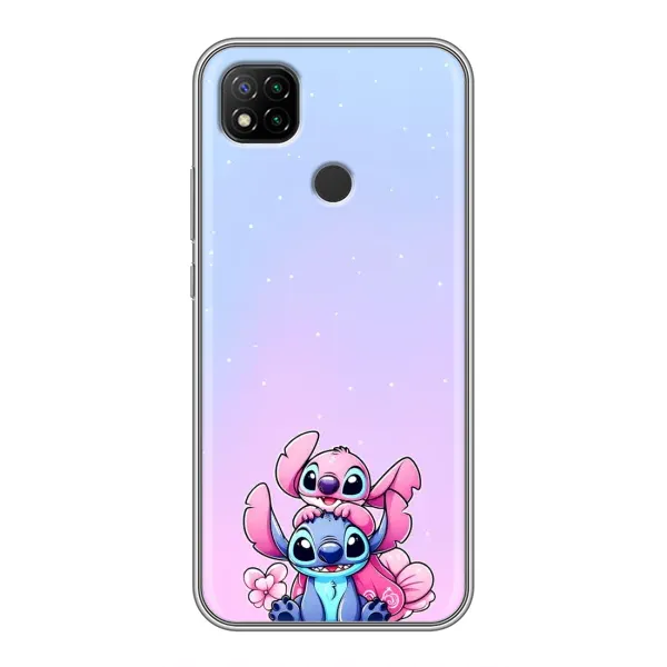 Чехол с рисунком «Энджл и Стич» для Xiaomi Redmi 9c Чехол с рисунком «Энджл и Стич» для Xiaomi Redmi 9c