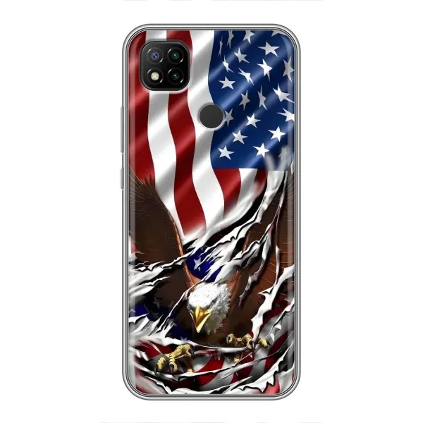 Чехол с рисунком «Флаг USA» для Xiaomi Redmi 9c Чехол с рисунком «Флаг USA» для Xiaomi Redmi 9c