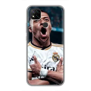 Чехол (TPU) с Футболистом на Xiaomi Redmi 9c (Гол Мбаппе)