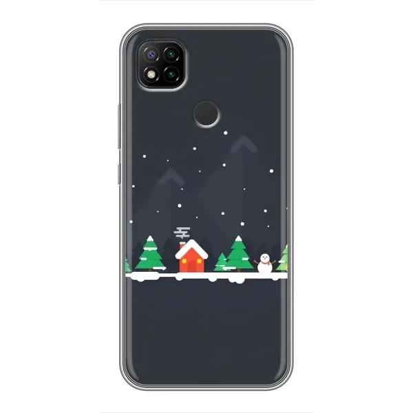 Чехол с рисунком «Город зимний» для Xiaomi Redmi 9c Чехол с рисунком «Город зимний» для Xiaomi Redmi 9c
