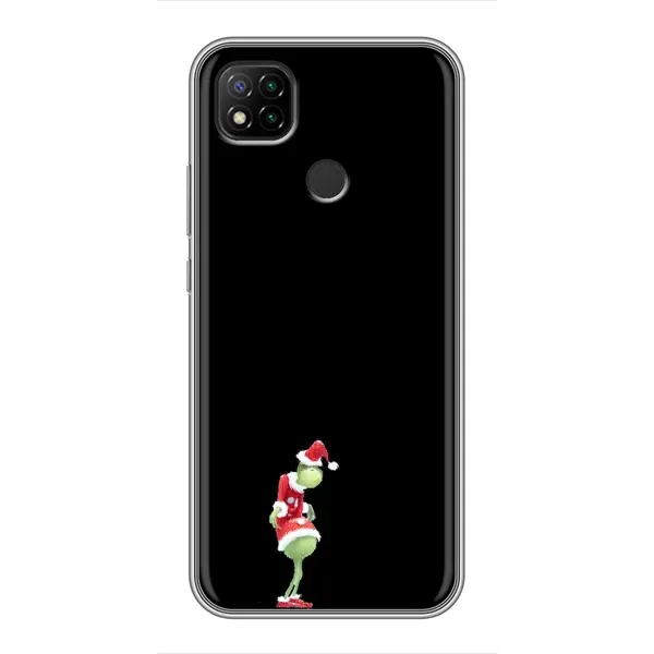 Чехол с рисунком «Гринч на чорном» для Xiaomi Redmi 9c Чехол с рисунком «Гринч на чорном» для Xiaomi Redmi 9c