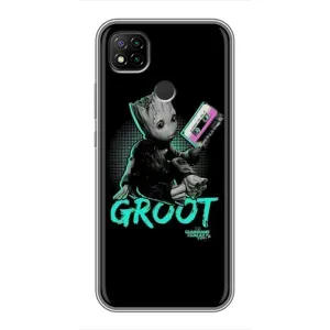 Чехол Супергерои Марвел на Редми 9с (Groot)