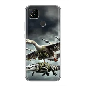 Чохол з мемами траралело тралала для Xiaomi Redmi 9c (Гусіні і крокоділо)