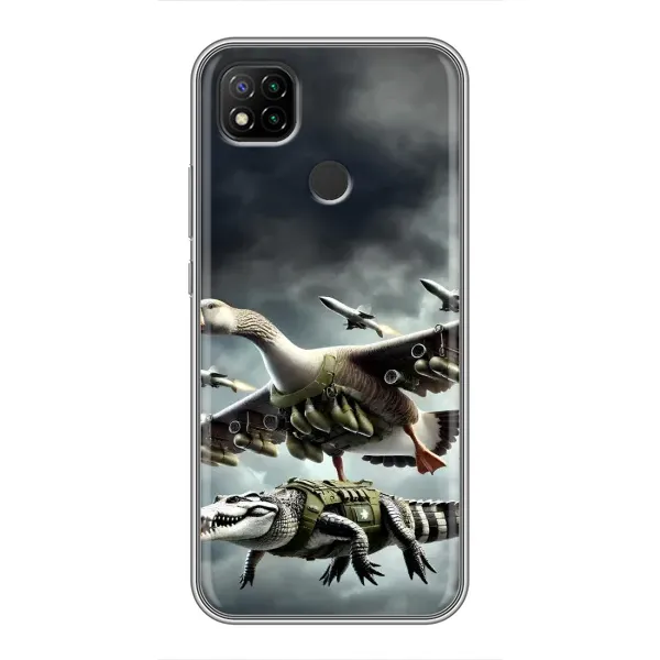 Чехол с рисунком «Гусини и крокодило» для Xiaomi Redmi 9c Чехол с рисунком «Гусини и крокодило» для Xiaomi Redmi 9c