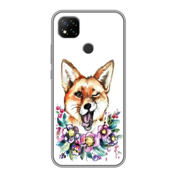 Чехол с рисунком «Хитрая лиса» для Xiaomi Redmi 9c Чехол с рисунком «Хитрая лиса» для Xiaomi Redmi 9c