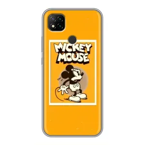 Чехлы с принтом Микки Маус на Xiaomi Redmi 9c (Испуганный Микки)