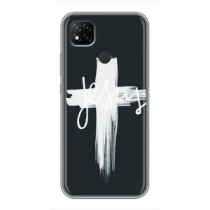 Чехлы для Редми 9с (Крест Иисуса) (Jesus)