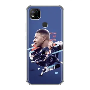 Чехол (TPU) с Футболистом на Xiaomi Redmi 9c (Килиан)