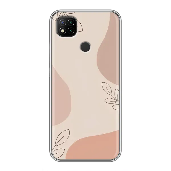 Чехол с рисунком «Коричневый фон» для Xiaomi Redmi 9c Чехол с рисунком «Коричневый фон» для Xiaomi Redmi 9c