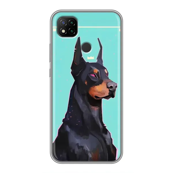 Чехол с рисунком «Король доберман» для Xiaomi Redmi 9c Чехол с рисунком «Король доберман» для Xiaomi Redmi 9c