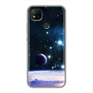 Чохол (ТПУ) з планетами на Xiaomi Redmi 9c (Космічний вид)