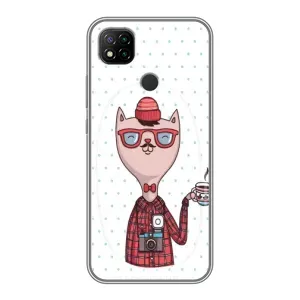 Чехол на тематику: Коты для Xiaomi Redmi 9c (Кот аристократ)