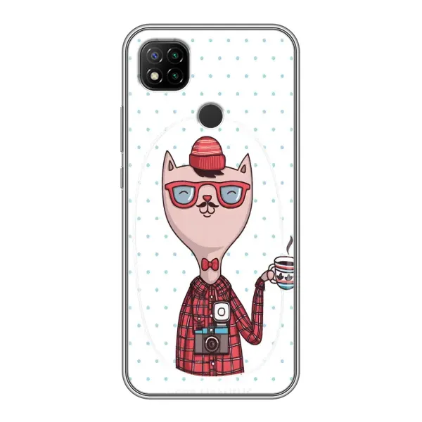 Чехол с рисунком «Кот аристократ» для Xiaomi Redmi 9c Чехол с рисунком «Кот аристократ» для Xiaomi Redmi 9c