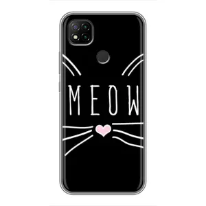 Бампер с изображением Котиков для Редми 9с (КОТИК MEOW)