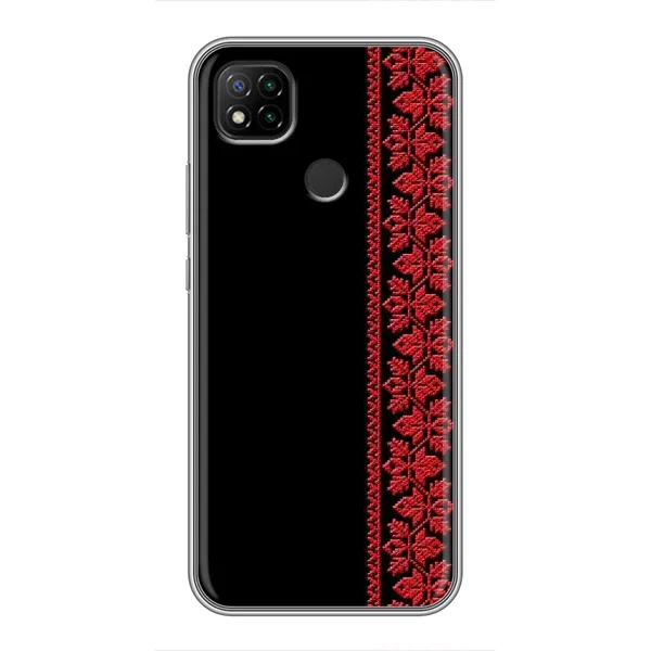 Чехол с рисунком «Красная Вышиванка» для Xiaomi Redmi 9c Чехол с рисунком «Красная Вышиванка» для Xiaomi Redmi 9c