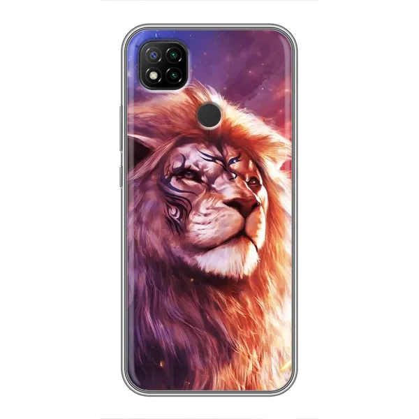 Чехол с рисунком «Красочный ЛЕВ» для Xiaomi Redmi 9c Чехол с рисунком «Красочный ЛЕВ» для Xiaomi Redmi 9c