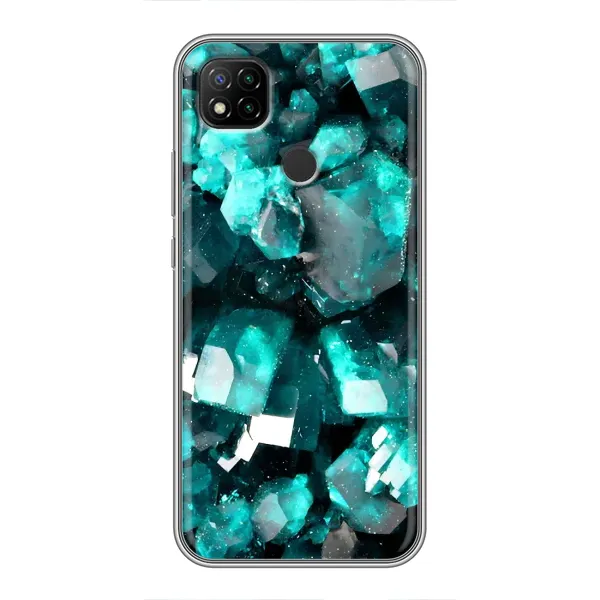 Чехол с рисунком «Кристалы» для Xiaomi Redmi 9c Чехол с рисунком «Кристалы» для Xiaomi Redmi 9c