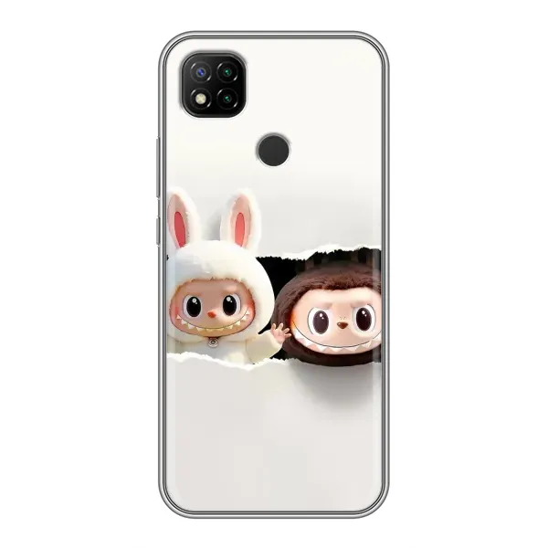 Чехол с рисунком «Фигурки Labubu» для Xiaomi Redmi 9c Чехол с рисунком «Фигурки Labubu» для Xiaomi Redmi 9c