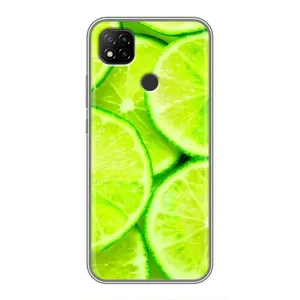 Чехол с изображением  вкусной еды для Xiaomi Redmi 9c (Лайм)