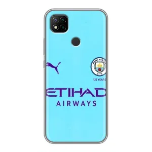 Силиконовые Чехлы принт Футбол на Xiaomi Redmi 9c (Man City)