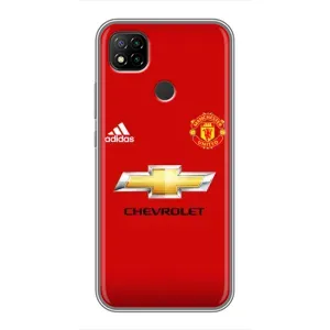 Силиконовые Чехлы принт Футбол на Xiaomi Redmi 9c (Man United)