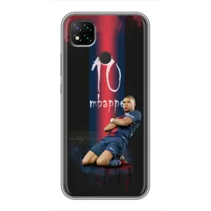Чехол (TPU) с Футболистом на Xiaomi Redmi 9c (MBAPPE 10)