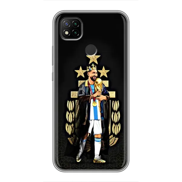Чехол с рисунком «Месси король» для Xiaomi Redmi 9c Чехол с рисунком «Месси король» для Xiaomi Redmi 9c