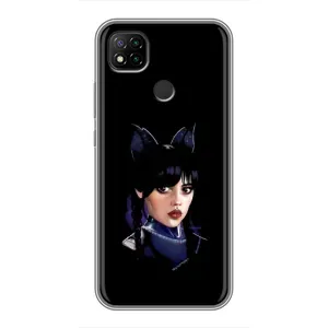 Чехлы с принтом Уэнсдей на Xiaomi Redmi 9c (Милая Уэнсдей)