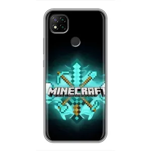 Чехол майнкрафт для Xiaomi Redmi 9c