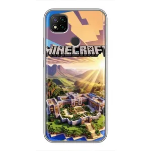 Чехол майнкрафт для Xiaomi Redmi 9c (MINECRAFT)