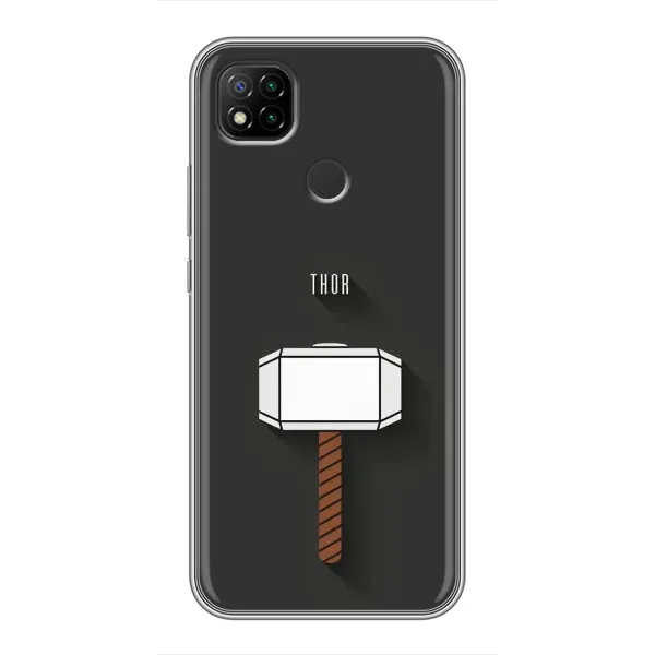 Чехол с рисунком «Молот Тора» для Xiaomi Redmi 9c