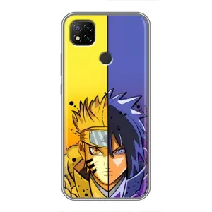 Купить Чехлы на телефон с принтом Anime для Xiaomi Redmi 9c (Naruto Vs Sasuke)