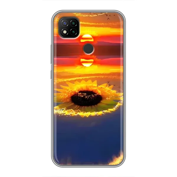 Чехол с рисунком «Небо подсолнух» для Xiaomi Redmi 9c Чехол с рисунком «Небо подсолнух» для Xiaomi Redmi 9c