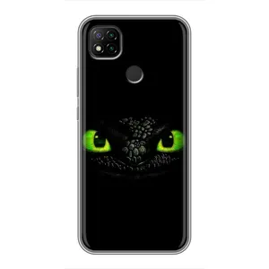 Чехол дракон Беззубик для Xiaomi Redmi 9c (Глаза Беззубика)