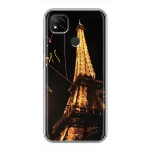 Чехол с Эйфелевой башней на Xiaomi Redmi 9c (Paris)