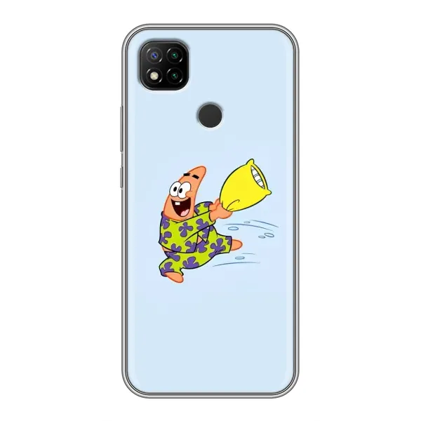 Чехол с рисунком «Патрик с подушкой» для Xiaomi Redmi 9c Чехол с рисунком «Патрик с подушкой» для Xiaomi Redmi 9c